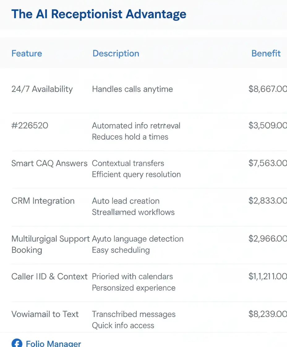 The AI Receptionist Advantage